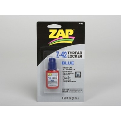 Z-42 Threadlocker modrý 6ml (0,2fl oz) rozebíratelný zajišťovač šroub. spojů